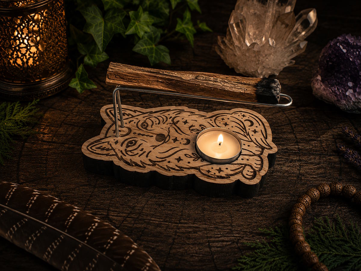 Quemador Palo Santo Lobo